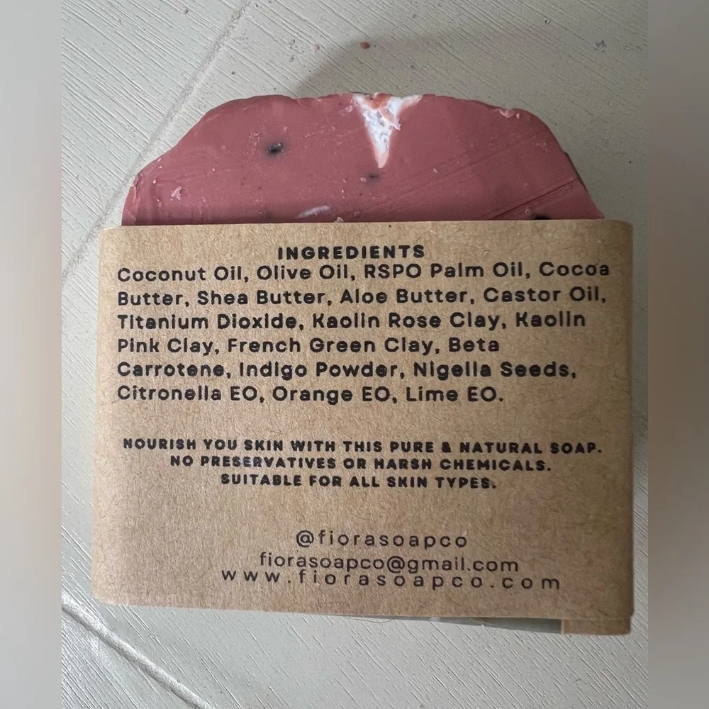 Brand New-Fiora Soap Co - Juicy Joy Homemade Soap
